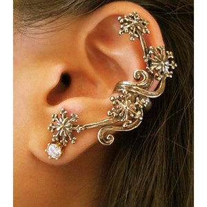 Italian 2.60 Ct. T.w. CZ Snowflake Drop Earrings In Sterling Silver | Ross Simons - Foto 7