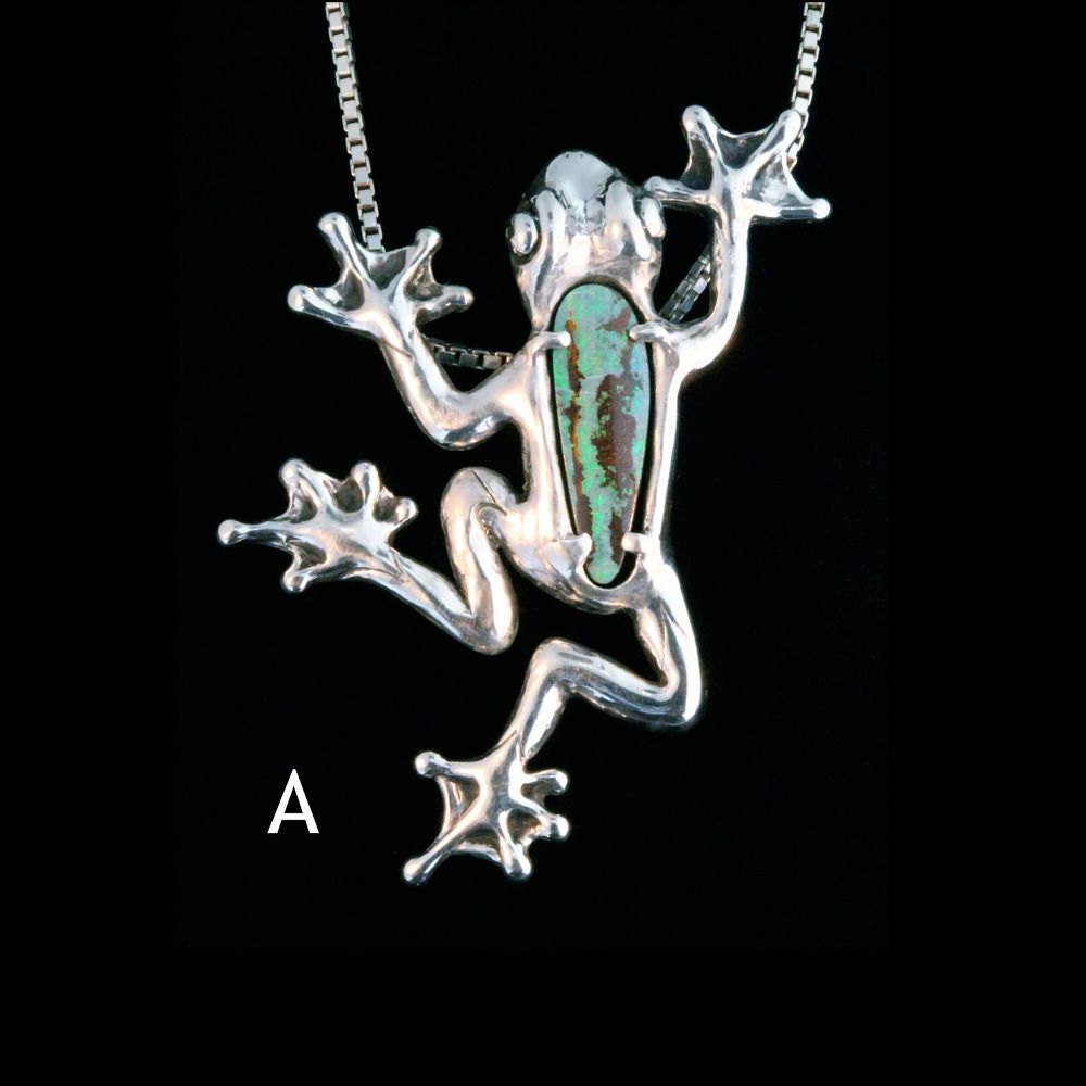Frog Necklace Tree Frog Pendant Frog Charm Frog Jewelry Etsy