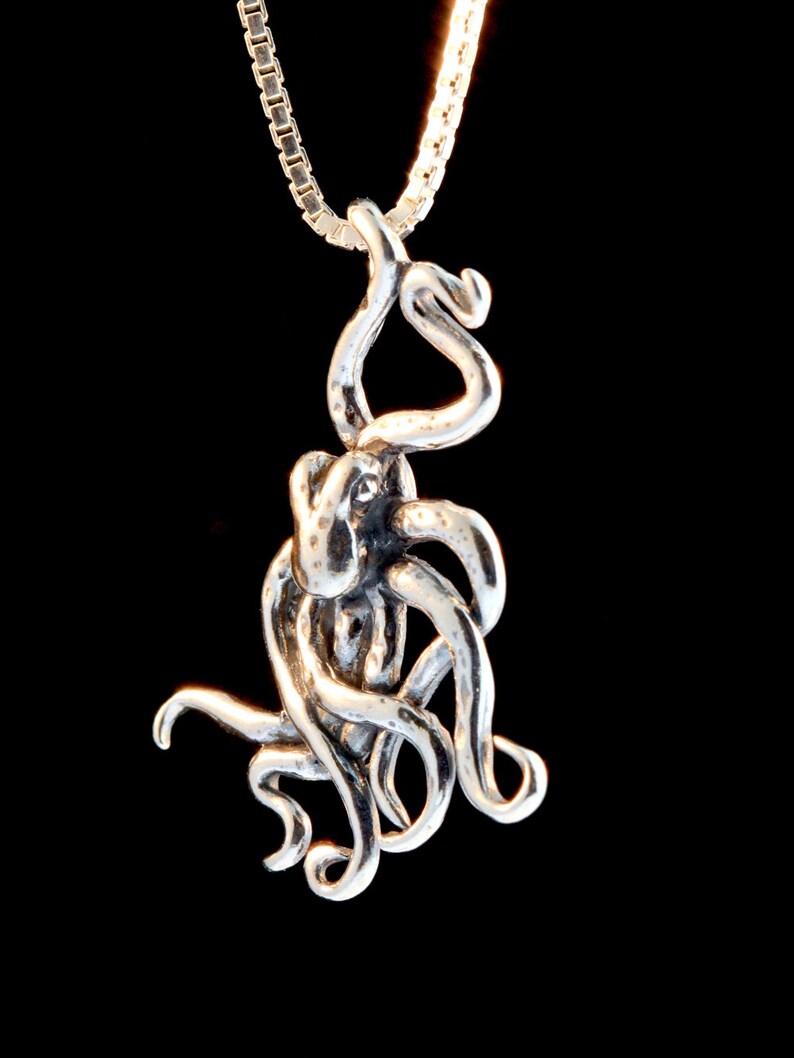 Intuition Octopus Charm Necklace