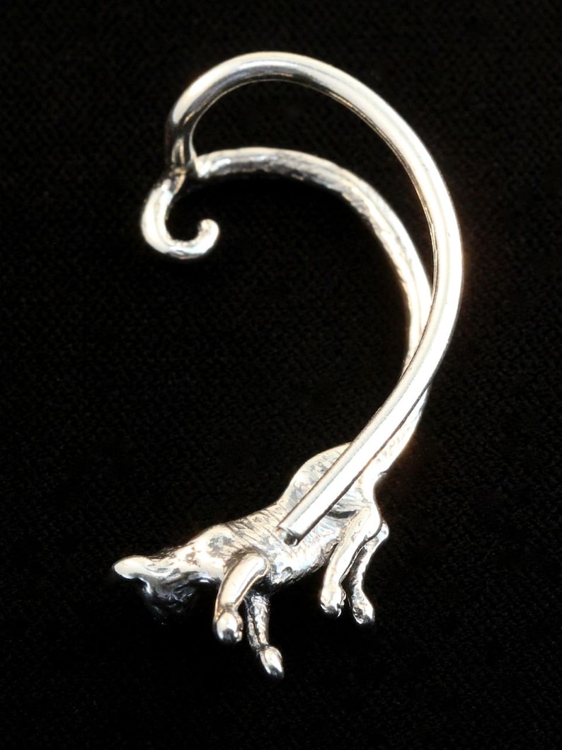 Kitty Cat Earcuff Cat's Meow Ear Wrap Cat Earring Feline Etsy