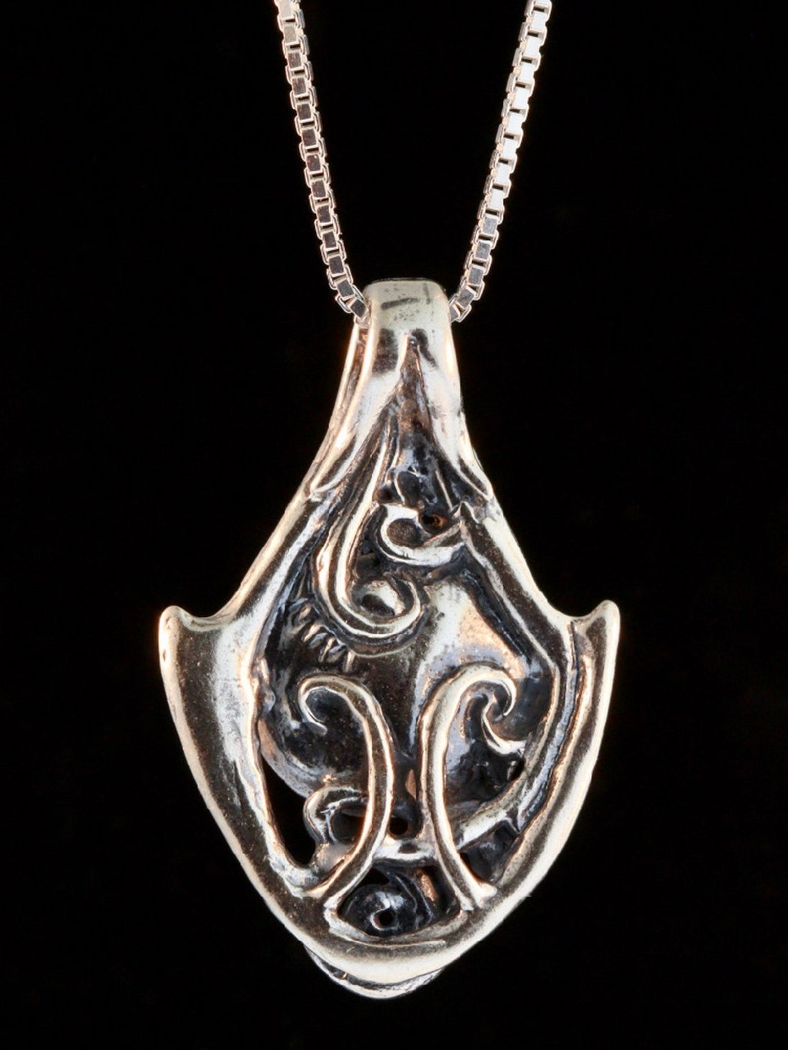 Silver Galaxy Necklace Spiral Galaxy Jewelry Abstract Jewelry Etsy