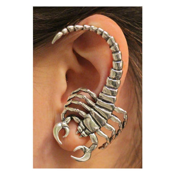 Scorpion Huggie Drop Earrings – SkinKandy | Body Jewellery & Piercing  Online Australia