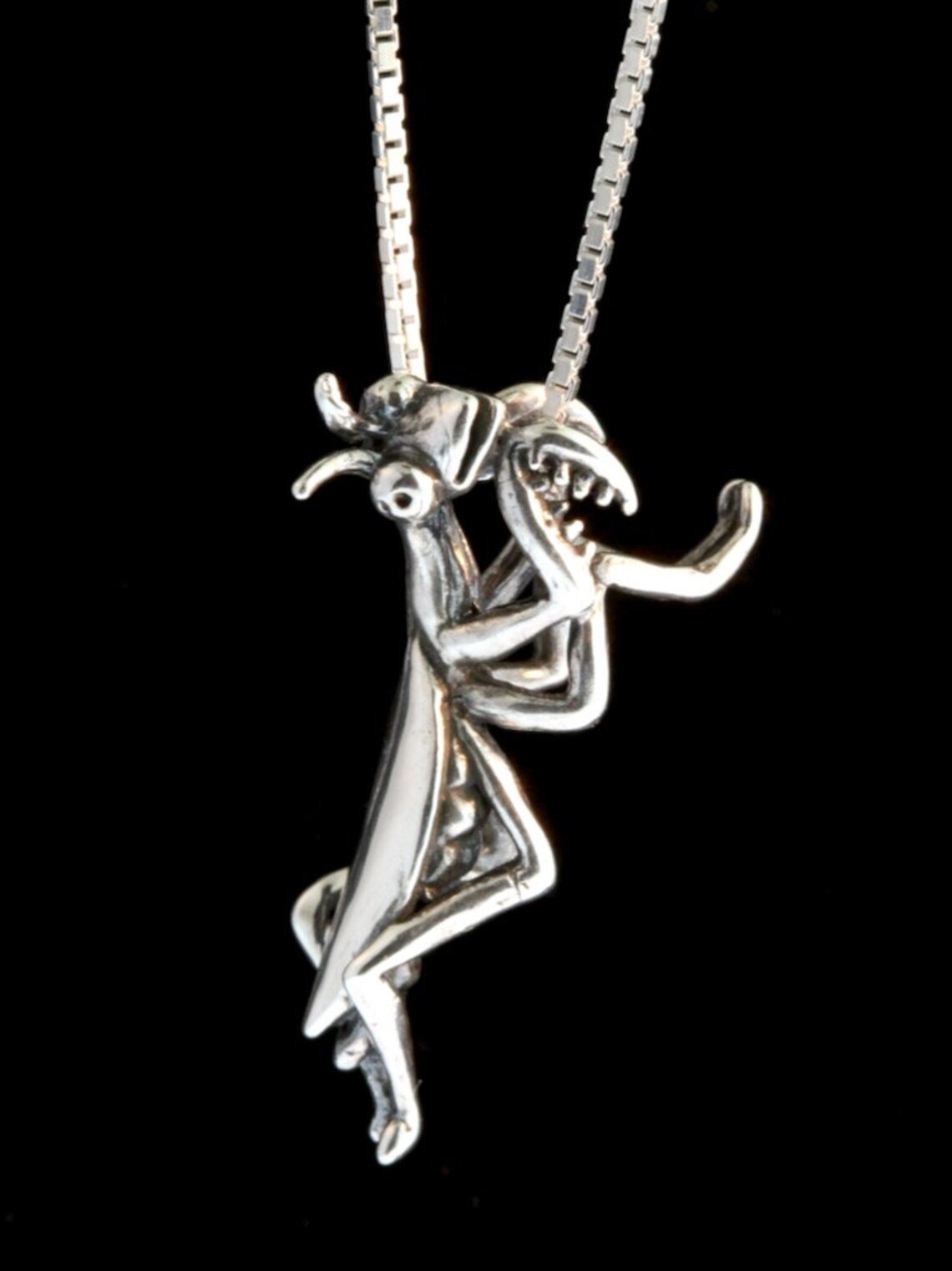 Praying Mantis Necklace Praying Mantis Jewelry Insect Jewelry Etsy