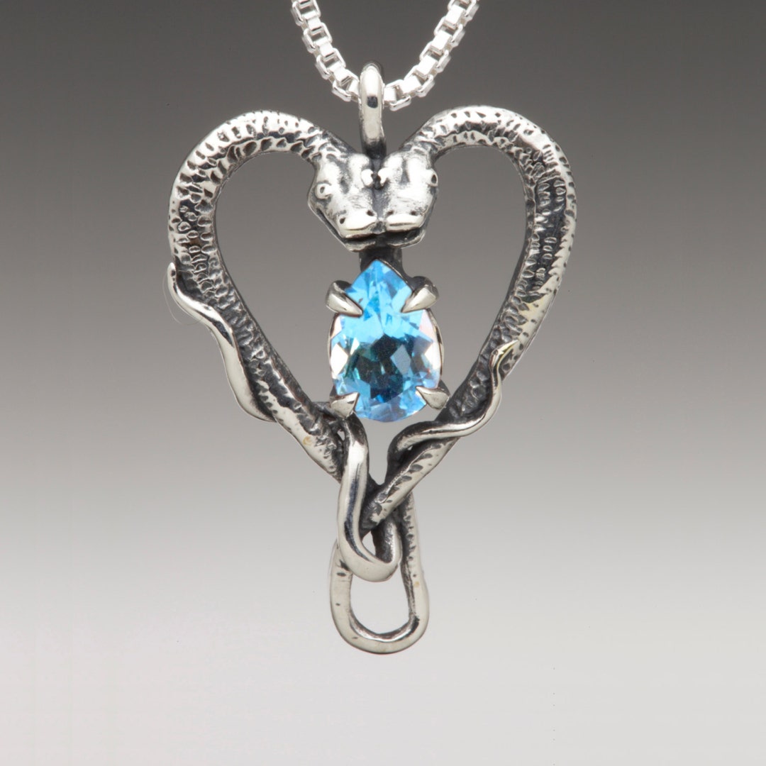 TATIANA☆[Silver925] Mild Heart Snake Chain Necklace TATIANA☆[Silver925] Mild Heart Snake Chain Necklace TATIANA