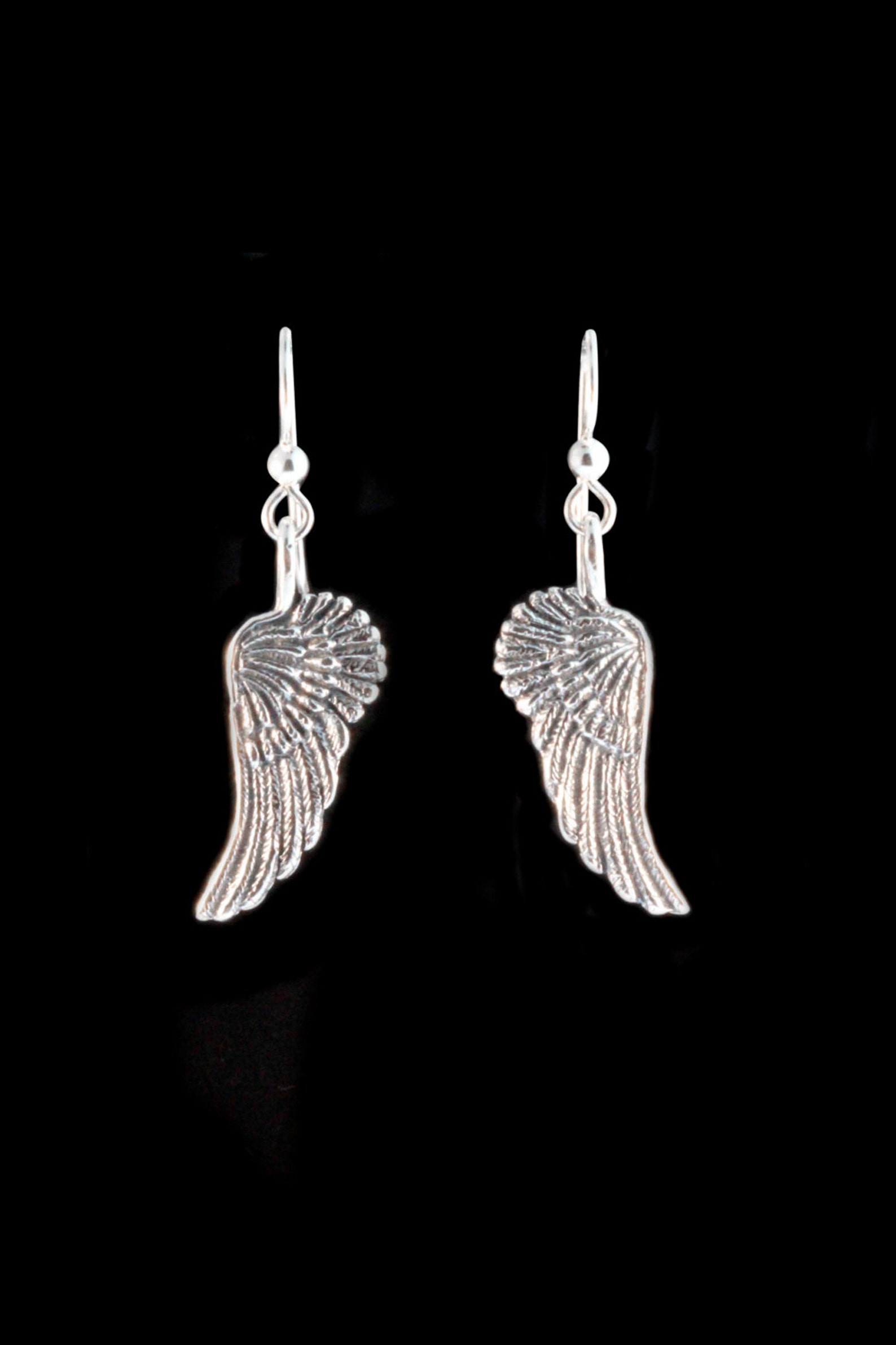 Boucles D'oreilles Ailes D'Ange - Modèle Neuf Sans Emballage