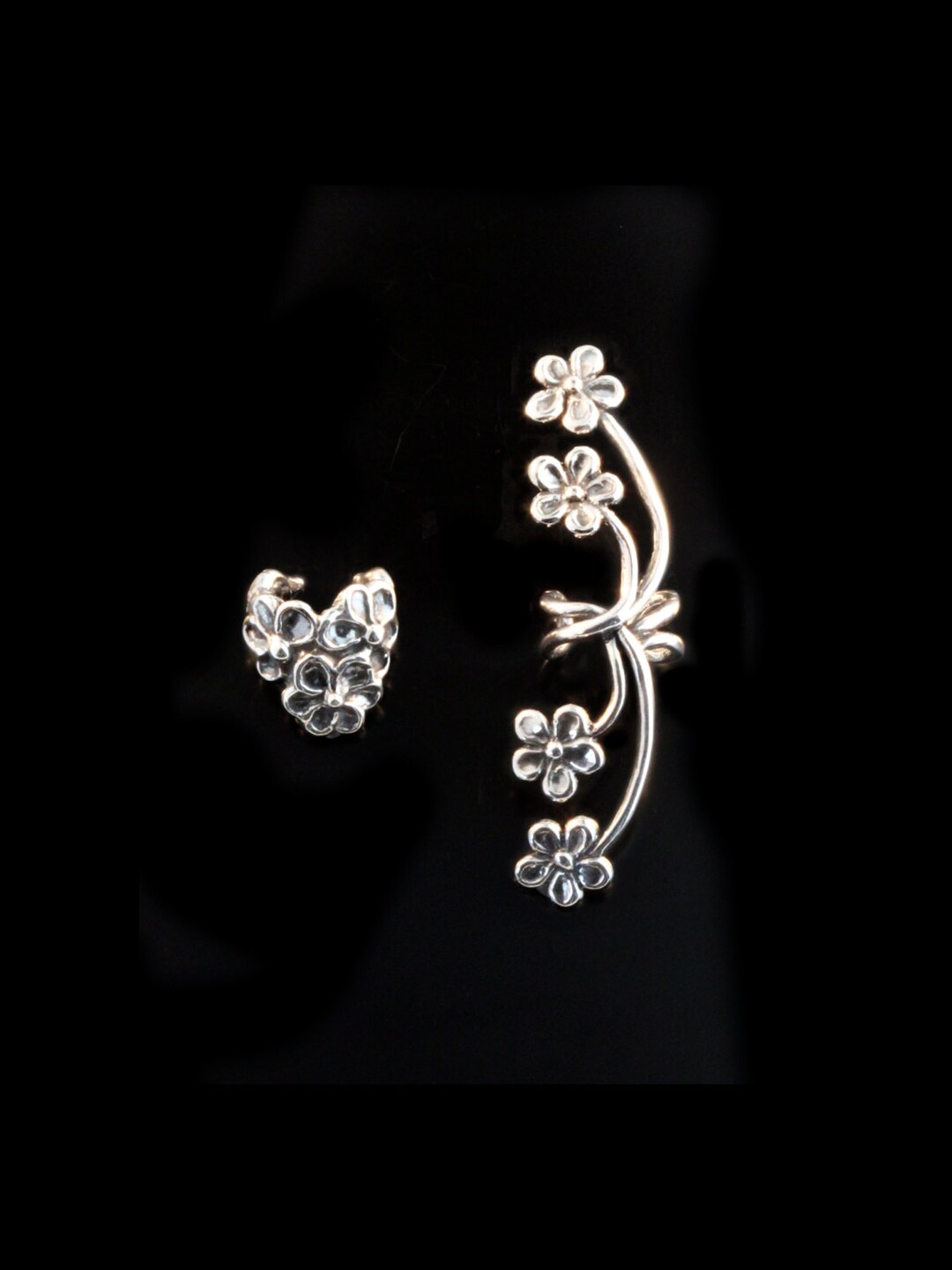 Flower Ear Cuff EAR CUFF SPECIAL Flower Ear Cuff Combo Buy 2 Get 1 Ear ...