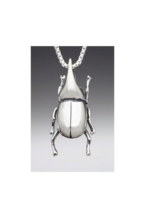 Beetle Clock Necklace 2025