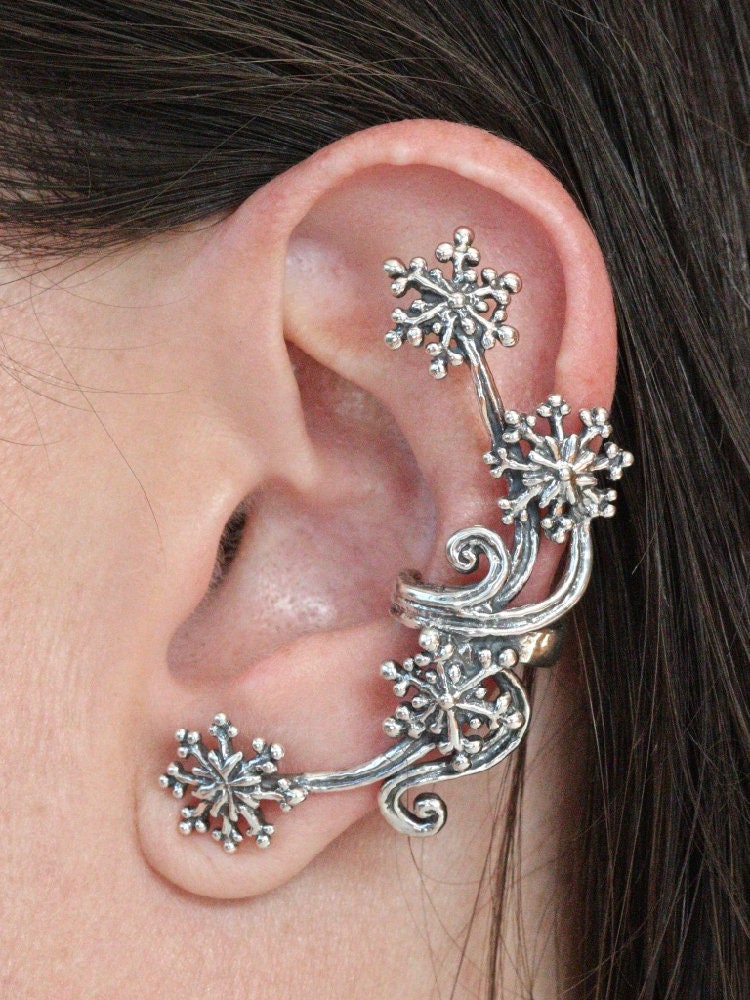 [LAZYDAWN] star cubic layered ear cuff イヤーカフ Designer fashion, Seoul-fully created | W Concept