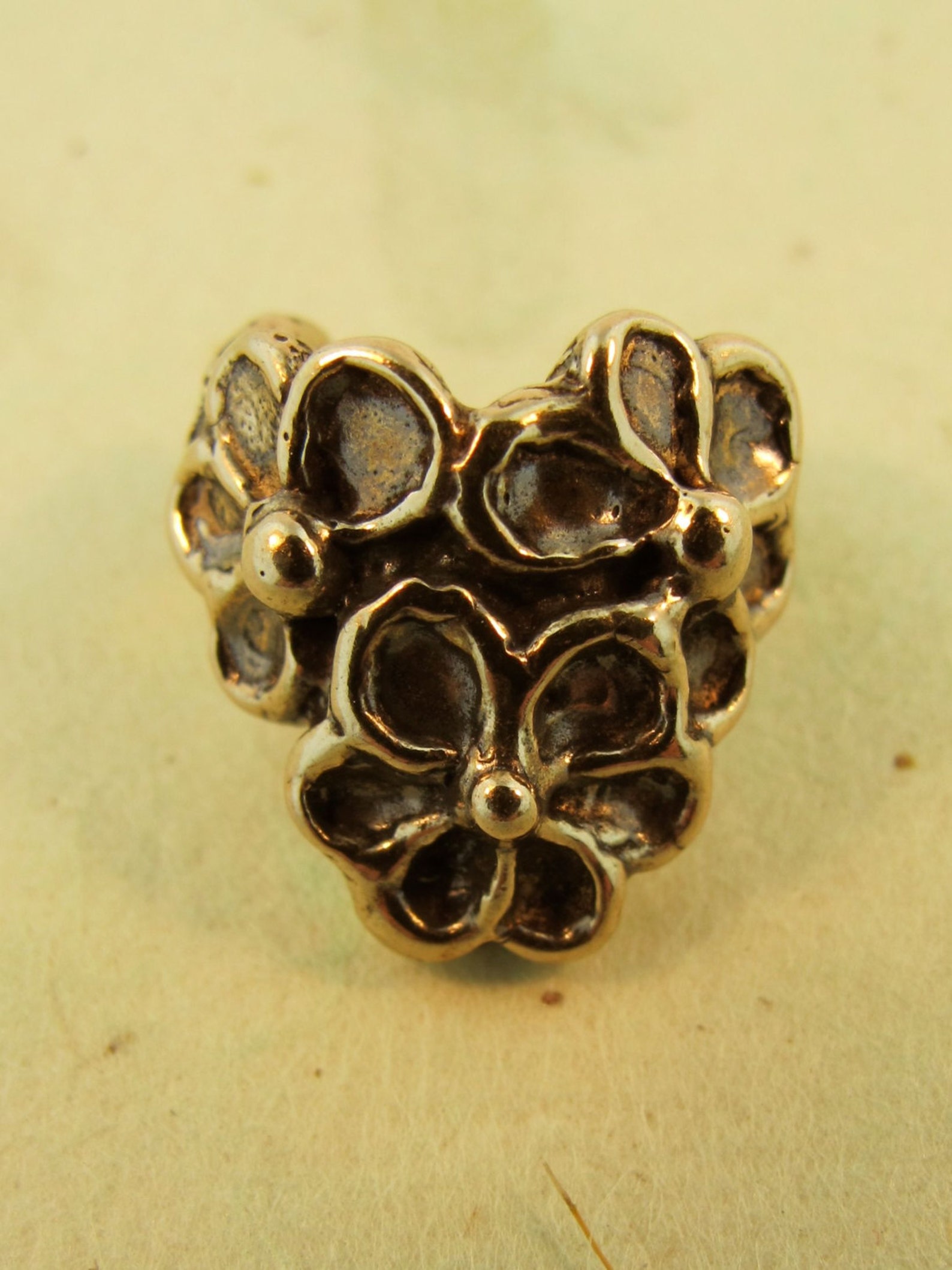 Flower Ear Cuff Bronze Daisy Ear Cuff Daisy Love Ear Cuff Etsy