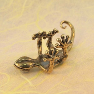 Ear Cuff Ear Wrap Lizard Earring Gecko Ear Cuff Bronze Lizard Jewelry Gecko Jewelry Non Pierced Earring Animal Jewelry Gecko Charm image 4