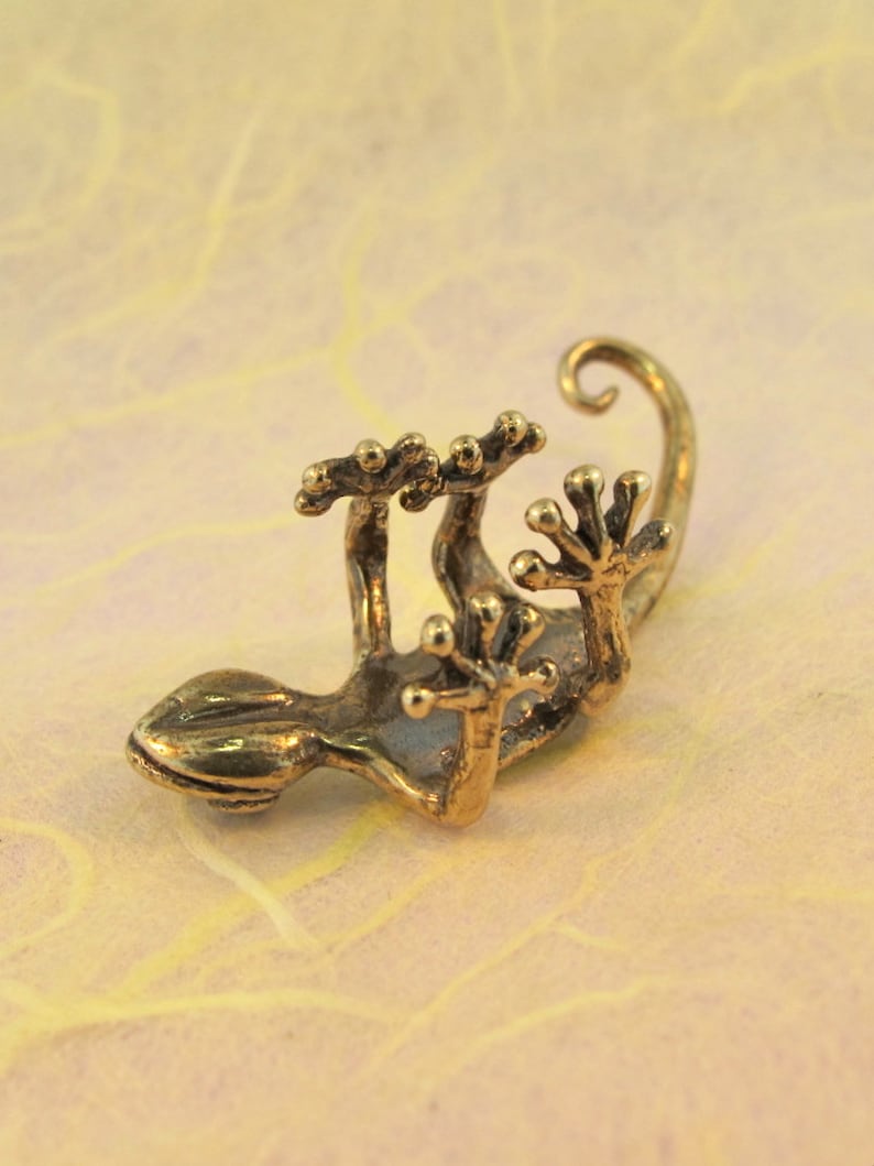 Ear Cuff Ear Wrap Lizard Earring Gecko Ear Cuff Bronze Lizard Jewelry Gecko Jewelry Non Pierced Earring Animal Jewelry Gecko Charm image 4