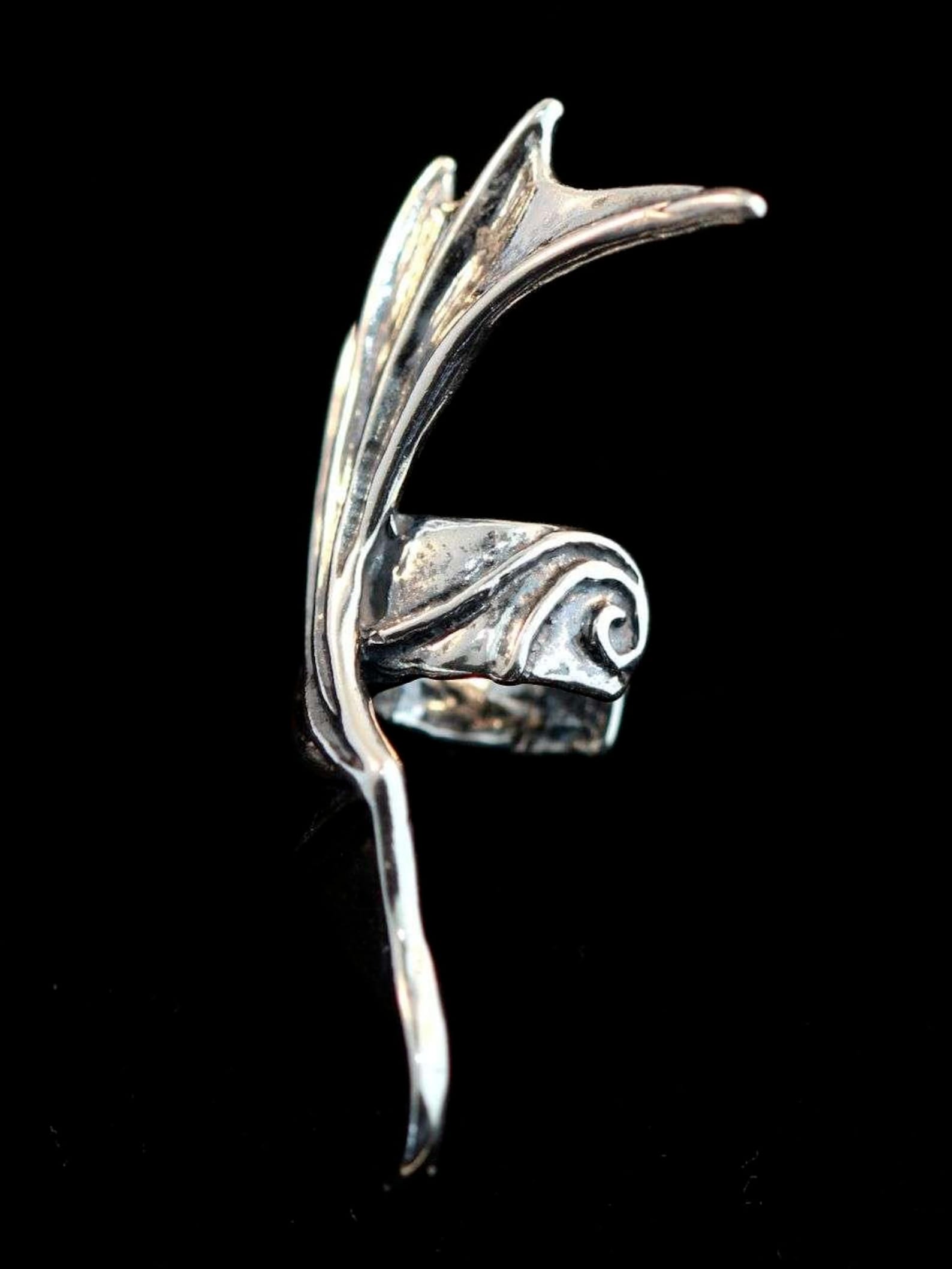 Dragon Wing Ear Cuff Devil Wing Earcuff Demon Wing Earring Etsy