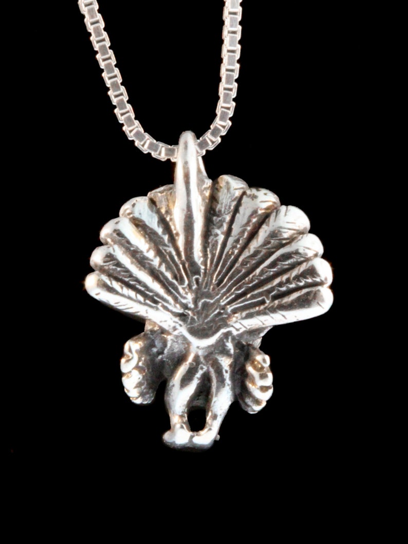 Turkey Necklace Silver Turkey Charm Turkey Jewelry Holiday Etsy