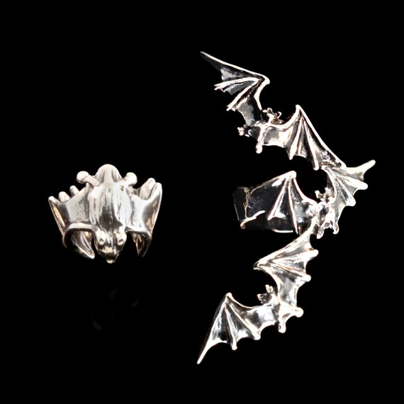 Bat EAR CUFF SPECIAL Halloween Earrings Halloween Special Buy Etsy