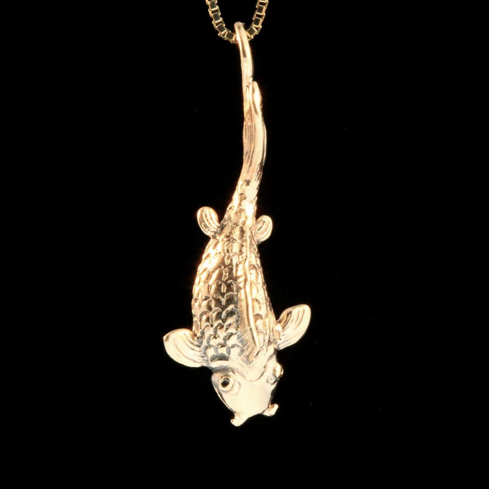 【King Ice】☆日本未入荷☆UTSURIMONO KOI FISH NECKLACE Utsurimono Koi Fish Necklace | Far East Jewelry | King Ice