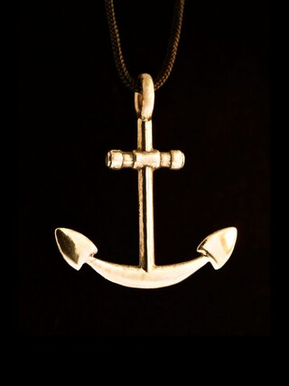 Collanina Uomo Collana Uomo Ancora E Bussola - Gioiello Nautico In Acciaio Inox Regolabile Ciondolo Nautico Uomo