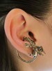 Dragon Ear Cuff Dragon Ear Wrap Game of Thrones Inspired Jewelry Bronze Dragon Whisperer Hoop Non-Pierced Earring Dragon Jewelry Statement 