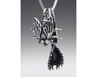 Hanger Vliegen en Venus Flytrap - Sterlingzilver - Fly Charm