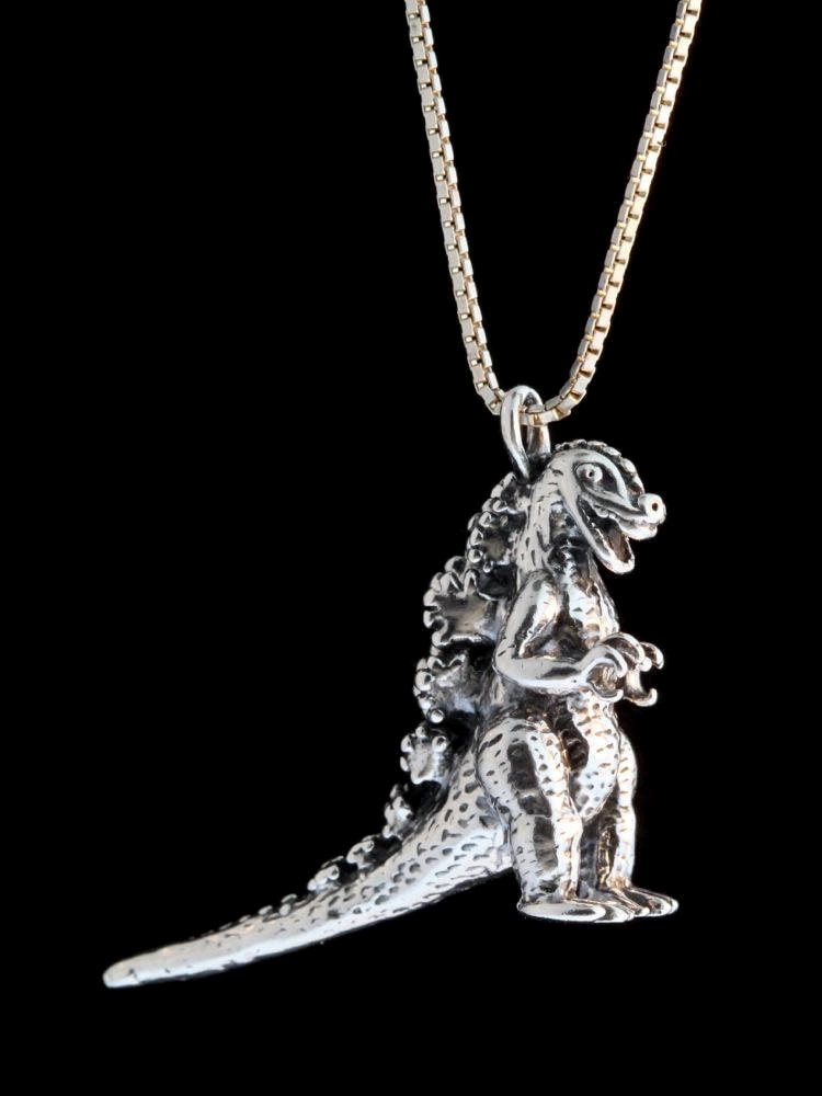 Godzilla Necklace - Etsy