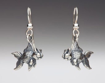 Sea Life - Havskattörhängen - Sterlingsilver - Söta Roliga Örhängen