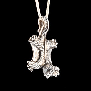 Sugar Glider Possum Necklace Animal Possum Charm Flying Squirrel Necklace Animal Jewelry Animal Charm Sugar Glider Accessories Gift
