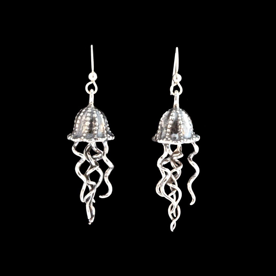 Orecchini A Cerchio Pinguino Con Zircone Rosa | Argento Sterling 925 Ipoallergenico - 2