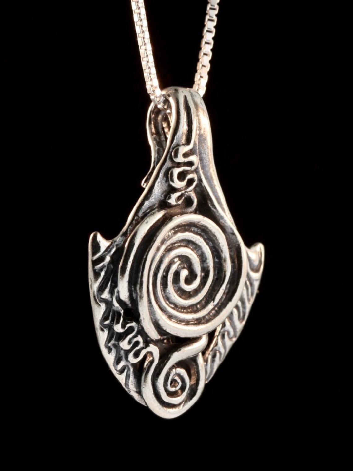 Silver Galaxy Necklace Spiral Galaxy Jewelry Abstract Jewelry Etsy