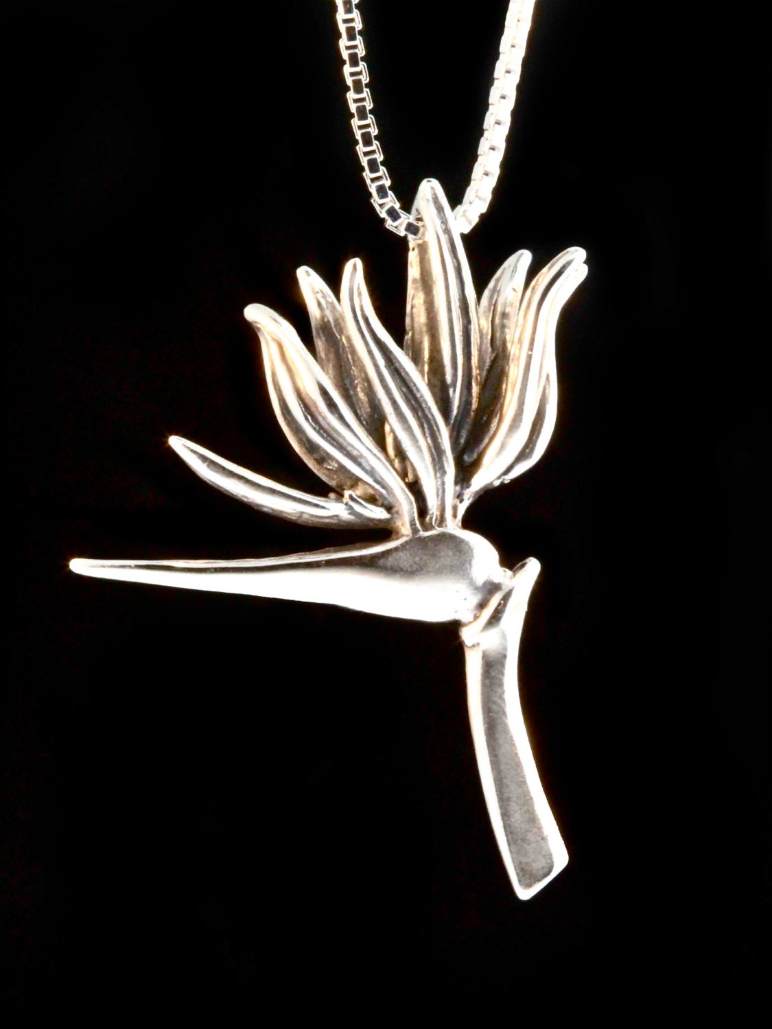 GARRARD Bird of Paradise 18-karat white gold, sapphire and diamond necklace  | NET-A-PORTER