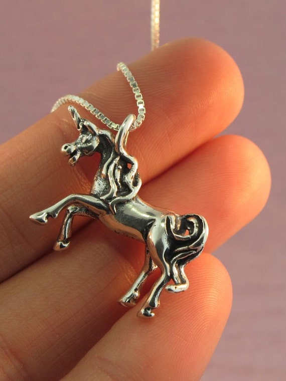 Unicorn Necklace Silver Unicorn Pendant Unicorn Lover Gift Tiny Unicorn  Charm Necklace - Etsy | Unicorn necklace, Unicorn pendant, Jewelry fashion  trends