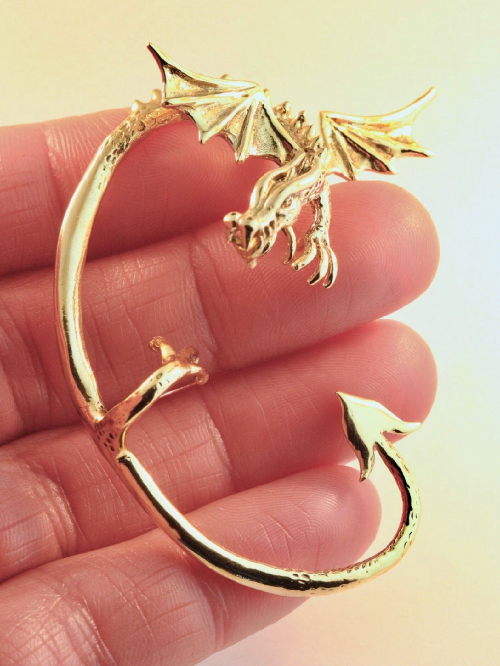 Dragon Ear Cuff Gold Dragon Ear Wrap Game of Thrones Inspired Etsy