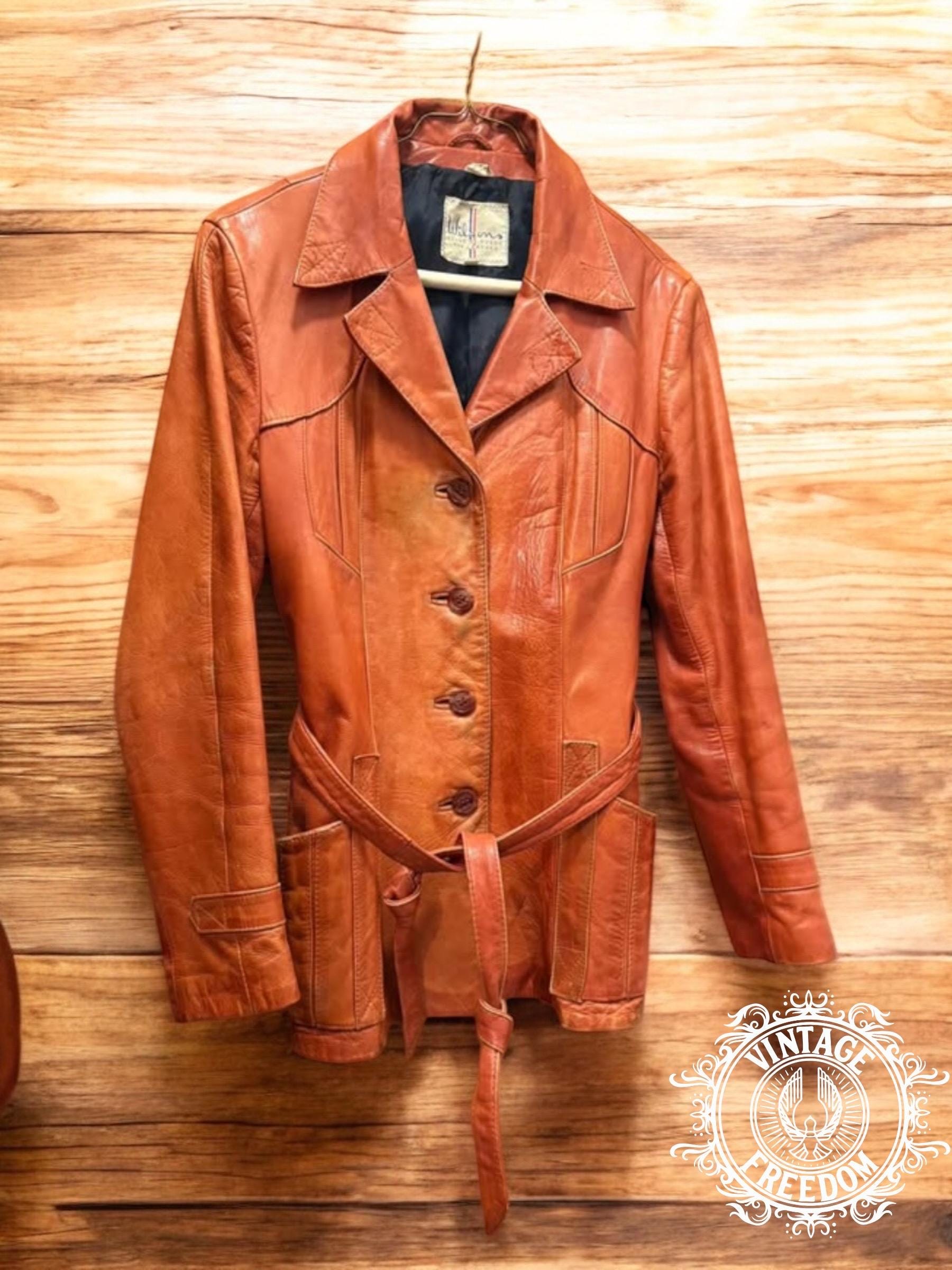 70s wilsons leather - Etsy 日本