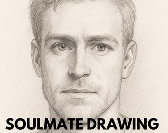 Psychic Soulmate Sketch: Intuitive Love Reading, Same Day