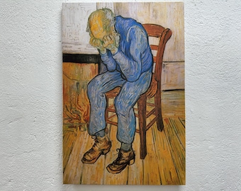 Van Gogh 'Old Man in Sorrow' Canvas Art Print