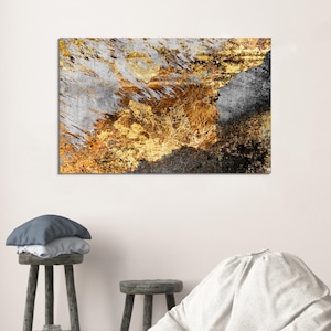 Personalisiertes Geschenk für Papa, Gold Leinwand Poster, schwarz und Gold Leinwand, moderne Leinwand Druck, zeitgenössische Wandbehänge, druckbare Wandkunst,