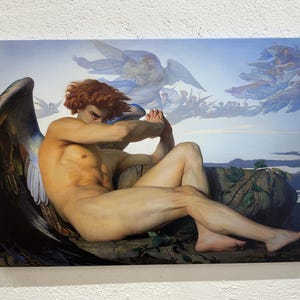 Fallen Angel Canvas Art: Alexandre Cabanel Painting, Classic Decor