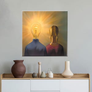 Butterfly Design Canvas Art: Vladimir Kush Style Wall Decor