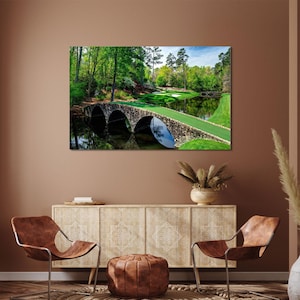 Golf Course Canvas Print: Nature Landscape Wall Decor