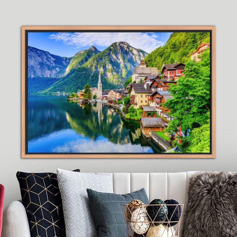 Forest Art, Personalized Gift, Lake Wall Art, Gift for the Home, View