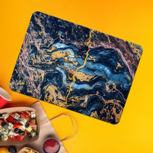 Modern Serving Board, Colorful Marble Artwork Serving Board, Abstract Marble Cutting Board, Modern Marble Chopping Board, Gift for Mom,