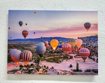 Cappadocia Wall Art, Air Balloon Canvas , Turkey Art Decor, Travel Canvas Art, Turkish Wall Decor, Goreme Art, Urgup Art Decor, Canvas Art