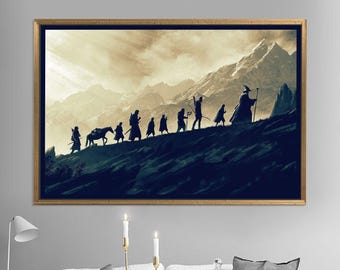 Movie Room Wall Decor, Modern Wall Art, Canvas Wall Art, Living Room Decor, Framed Canvas, Bedroom Wall Decor, Best Movie Decor, Home Decor,