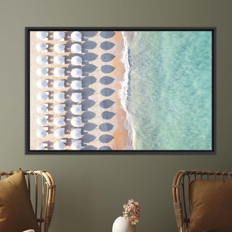 Landscape Canvas Decor, Gift for the Home, Modern Art Canvas, Ocean