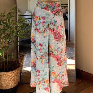 Melissa Floral Wide Leg Pants image 1