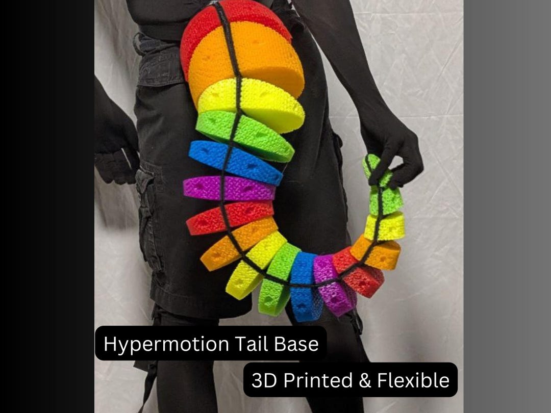 Articulated Otter Tail: 3D Printed Flexible Costume Tail Kit - Etsy
