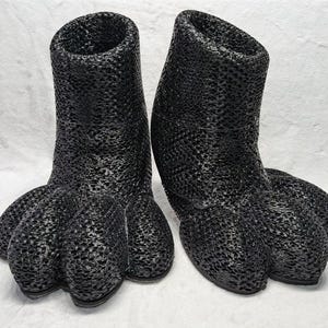 Flexible Fursuit Feetpaw Base - 3D Printed - TPU