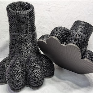 3D Printed TPU Fursuit Feetpaw Base: Breathable DIY Costume Paws