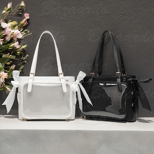 Ita Umhängetasche, Cosplay Rucksack, süße Ita Display Tasche, Pin Display Tasche, Fenstertasche, Pin Tasche, Ita Crossbody Bag, Schleife Schultertasche