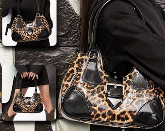Guess Vintage Leopard Bag 2000's - Etsy