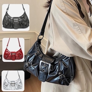 Vintage Schultertasche, Y2k Fashion Bag, Süßer Basic Junky, Gothic Schultertasche, Fashion Schultertasche, Geschenk für Sie
