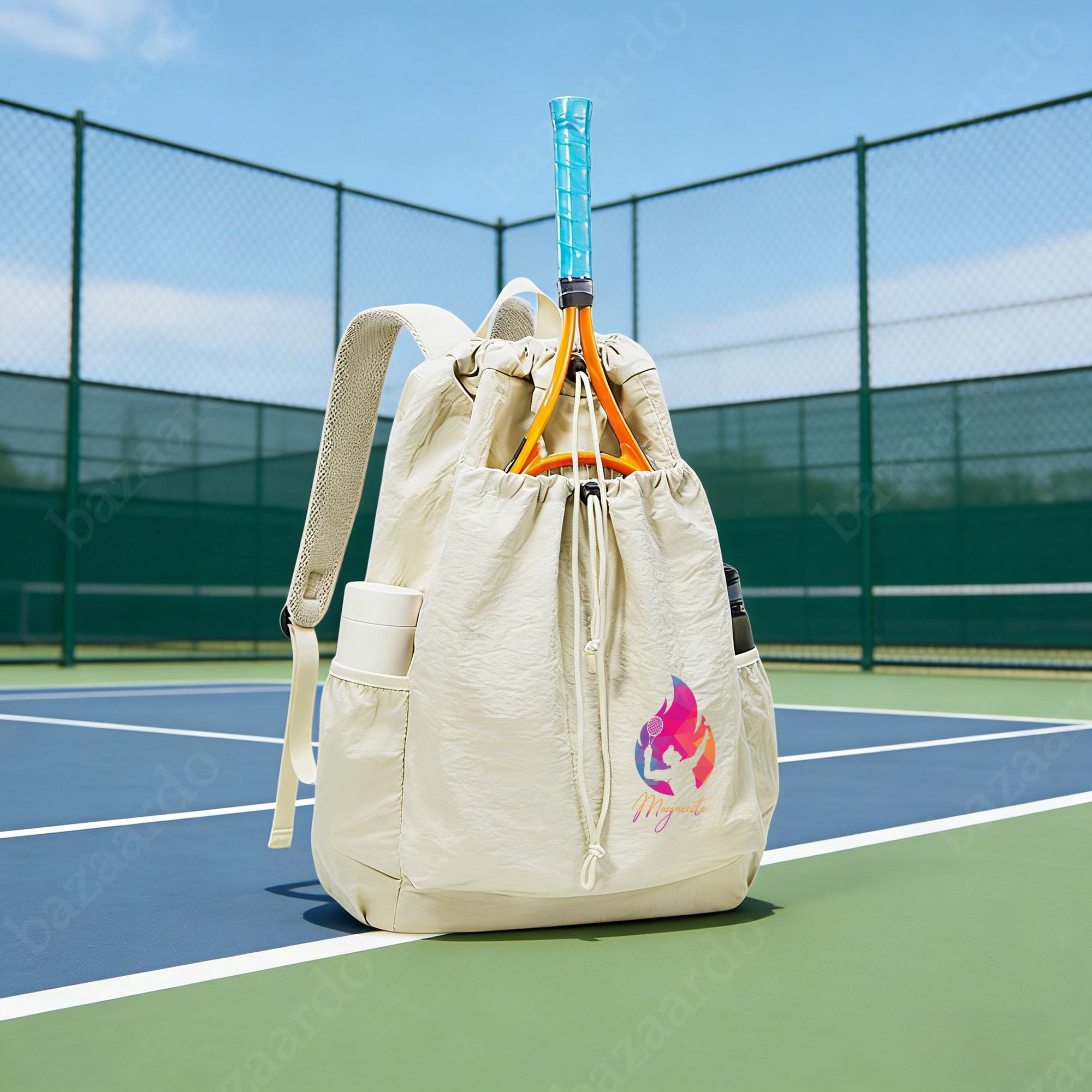 Customized Racket Bag Personalized Pattern Tennis Bag, Waterproof Lightweight Tennis Backpack ...